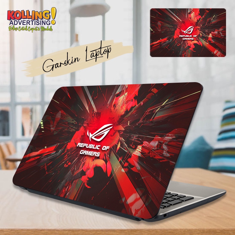 Garskin Laptop ROG Logo Skin Laptop Sticker