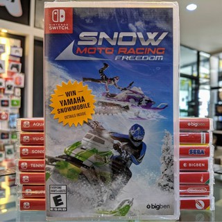 (ภาษาอังกฤษ) มือ1 Snow Moto Racing Freedom แผ่นเกม Nintendo Switch ตลับเกม NSW (เกมเล่น2คน Jet Ski เกมแข่งรถ เกมรถแข่ง)