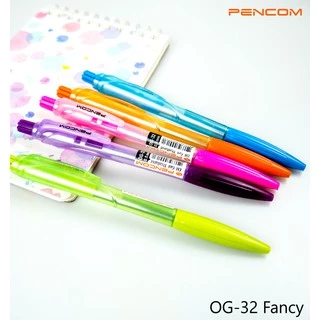 Pencom OG32-Fancy ปากกาหมึกน้ำมันแบบกด (รับใบเสร็จรบกวนแจ้งในหมายเหตุ)
