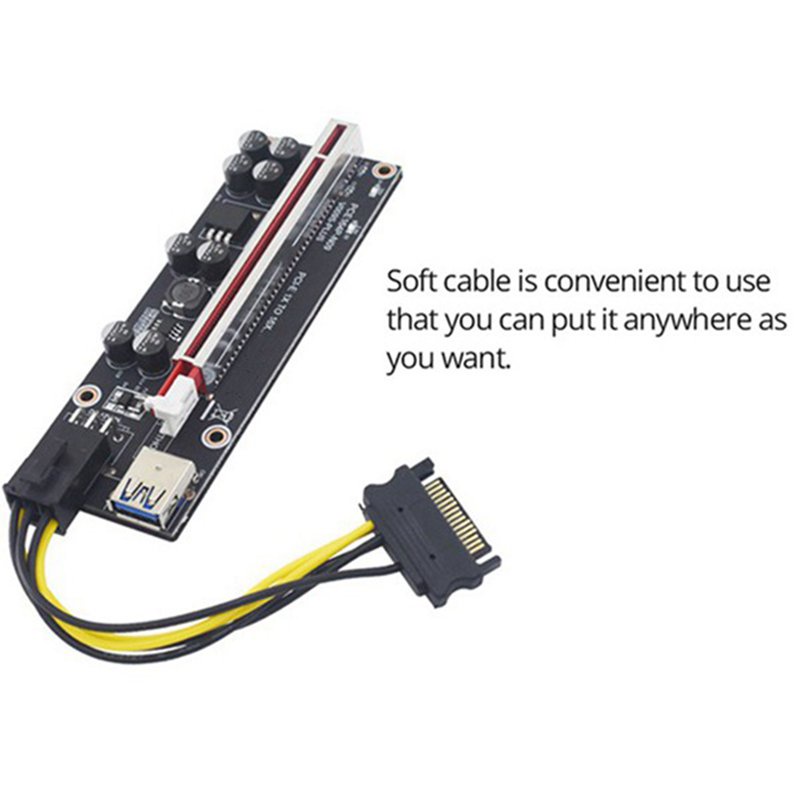 【ใหม่Hot สุดๆ】ขายดี 009S Plus PCI-E Riser Card PCI Express 1X to 16X ...
