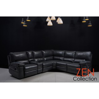 ZEN Collection DIVANO Recliner Sofa 2.90m. | Semi Oil Leather