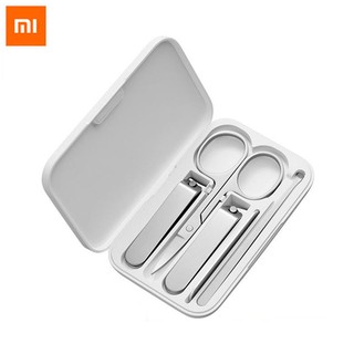 Xiaomi Mijia ชุดกรรไกรตัดเล็บ ห้าชิ้น กรรไกรตัดเล็บ Xiaomi Mijia ชุดห้าชิ้น กรรไกรตัดเล็บ ในครัวเรือน ตะไบเล็บ ผู้ชาย ผู้หญิง ขนจมูก กรรไกรตัดแต่งหู flkm21.my 5.12