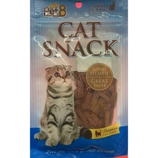 [Cheaper] Pet8 Cat Snack 50g ขนมแมว มินิเจอร์กี้สไลด์ ชิกเก้นมินิไบท์ มินิชิกเก้น สติ๊ก