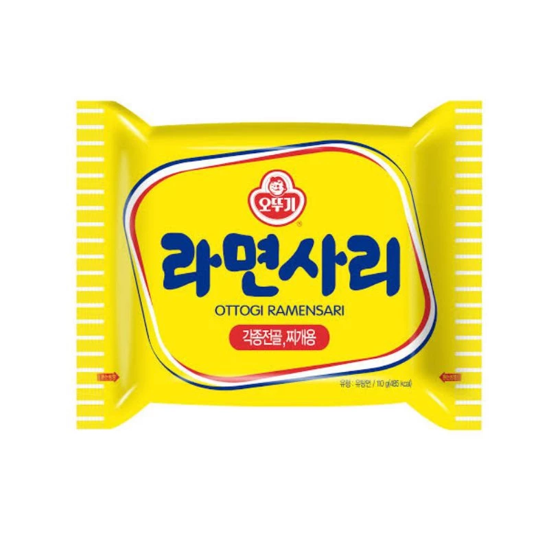 มาม่าเกาหลีแบบเส้นเปล่า/1ซอง/라면사리