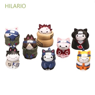 Hilario ตุ๊กตาฟิกเกอร์นารูโตะ Uzumaki Naruto Q Version Haruno Sakura 8 ชิ้น/ชุดสําหรับตกแต่งบ้าน