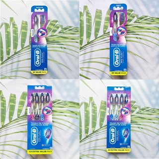 ออรัลบี แปรงสีฟัน Pro-Flex™ Stain Eraser Manual Toothbrush Value Pack 2 or 4 (Oral-B®)