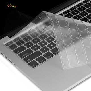 ฟุต✿เคสคีย์บอร์ด TPU แบบบางพิเศษ แบบยืดหยุ่น สีโปร่งใส สําหรับ MacBook Air Pro 11 13 นิ้ว