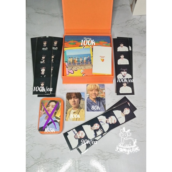BTS BUTTER ALBUM PEACHES JIN JHOPE โฟโต้การ์ด