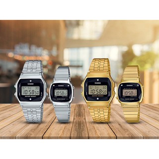 แท้ศูนย์ CASIO เพชร รุ่น A159 A159W A159WGED LA670 LA670WGED Natural Diamonds ของแท้ รับประกันศูนย์ 1 ปี