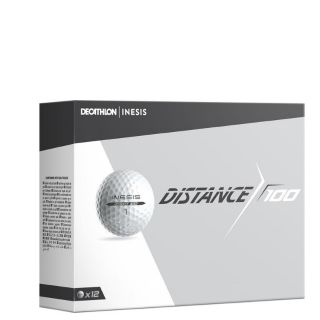 ลูกกอล์ฟแบบ​แพ็ค 12 ลูก ลูกกอล์ฟ รุ่น Distance 100 12 ลูก Distance 100 Golf Ball X12