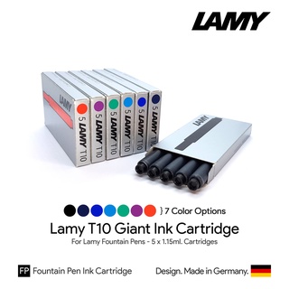 Lamy T10 Ink Cartridge – หมึกหลอดลามี่ กล่องละ 5 หลอด