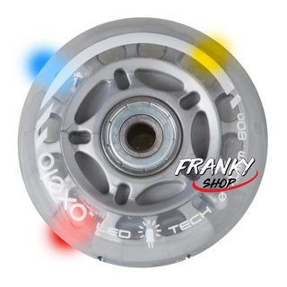 [พร้อมส่ง] ล้อรองเท้าสเก็ตสำหรับเด็กพร้อมลูกปืน 2 Kids Skate Wheels With Bearings 70mm 80A Flash