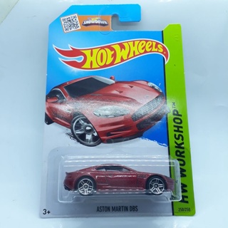 รถเหล็ก Hotwheels ASTON MATIN DBS สีแดงเข้ม (ib21)