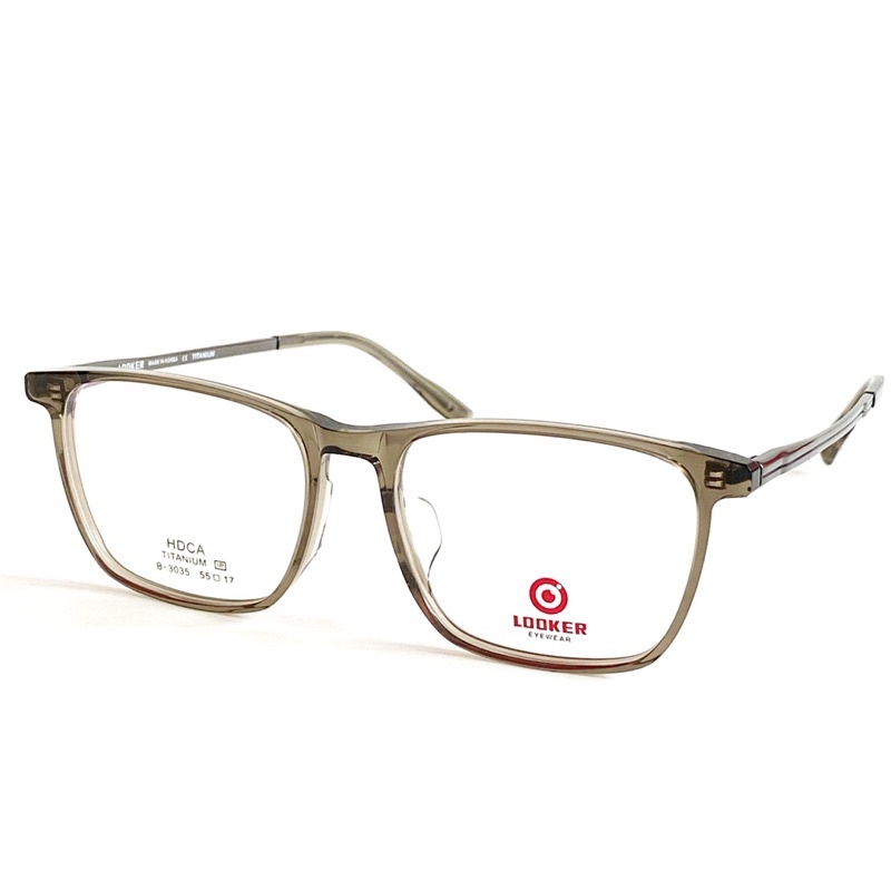 กรอบแว่นตา Looker (ลุคเกอร์) กรอบแว่นสายตา รุ่น HDCA Tatanium B3035
