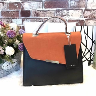 🌈 รุ่นใหม่ ZARA CONTRAST BAG🍭