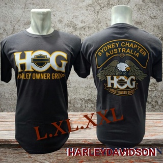 เสื้อยืด พิมพ์ลาย Harley Owner Group Sidney Chapter Australia Motor Gede - - HDCI HOG คุณภาพพรีเมี่ยม