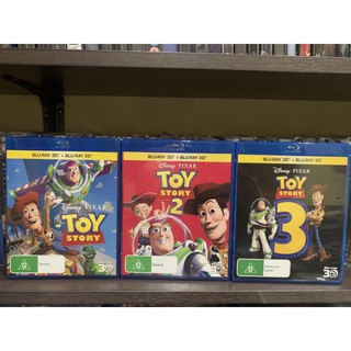 blu-ray 3d แท้ toy story ครบ 1-3 ภาค