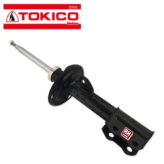 TOKICO โช้คอัพหน้า TOYOTA VIOS ปี2007-2012 แบบแก๊ส ข้างขวา (B3317) 1ต้น