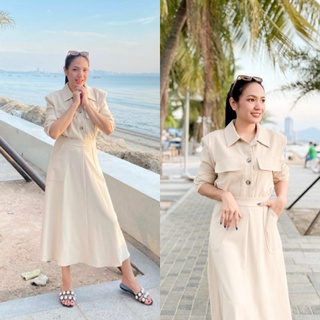 เดรสยาว เดรสเชิ้ตยาว Zara