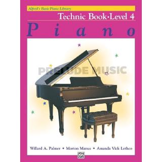 (โค้ดINCSM2Lลด70฿) Alfreds Basic Piano Library: Technic Book 4 00-2519