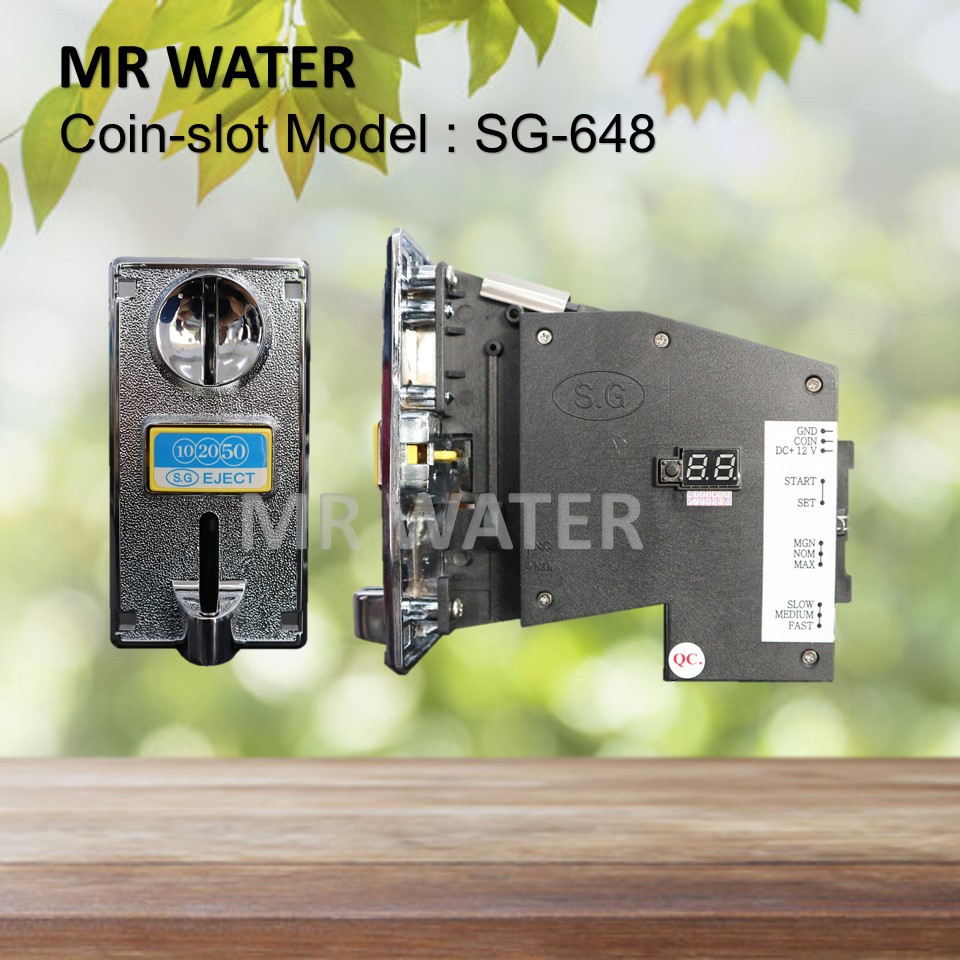 เครื่องหยอดเหรียญ SG 648 SIAP SETTING/ ตัวรับเหรียญ Mesin Air coinslot SG648