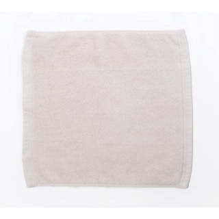 กรีน ค๊อตตอน ผ้าเช็ดมือ สีครีม 13*13 นิ้ว (1 ผืน) Green Cotton Square Hand Towel 13X13" (1-Piece) 0001