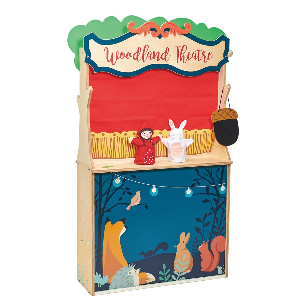 Tender Leaf Toys ของเล่นไม้ ร้านค้าและโรงละครไม้ Woodland Stores and Theatre
