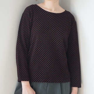 Vintage Top เสื้อวินเทจลายจุด