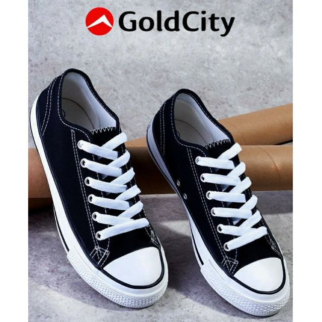 แผ่นรองเท้า รองเท้าลำลอง 🔥Hot item🔥 ส่งไว!!! ราคาถูกที่สุด!!! รองเท้าผ้าใบ GoldCity 1207 ผ้าใบ U.S. ทรง Converse ไซส์