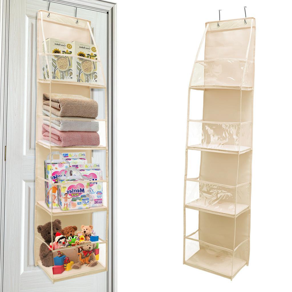 Pvc ติดผนังแขวนจัดเก็บหลังประตู Muti ชั้นความจุขนาดใหญ่ Mutipurpose Sundries Stroage