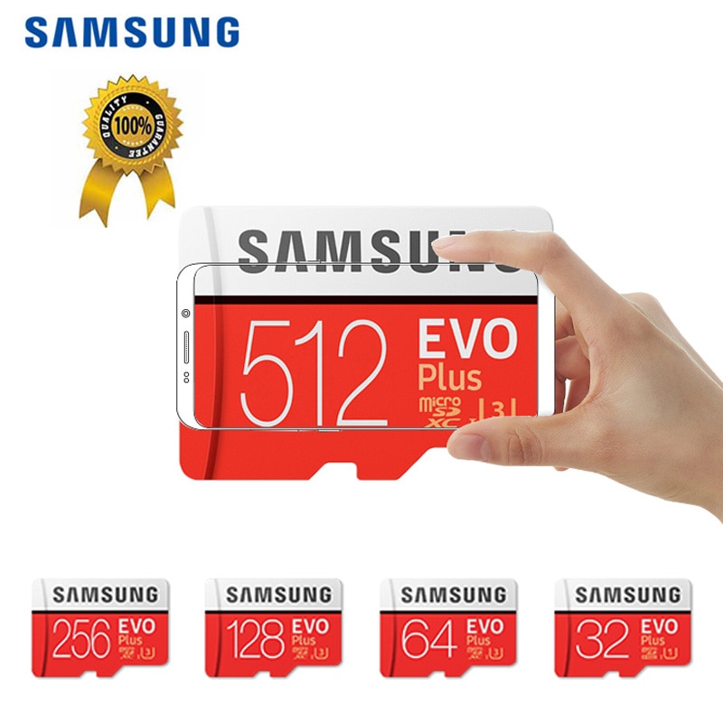 EVO Plus MicroSD Card 512GB 256GB tarjeta Micro SD Memory Flash Card 128GB For Galaxy Xiaomi HUAWEI