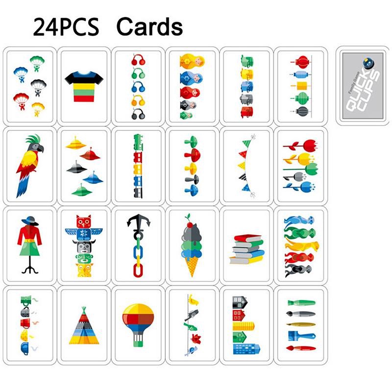 Quick Cups เกมเรียงแก้วสี ตามการ์ดสำหรับเด็ก