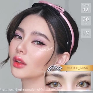 👑รุ่นคุณดิว ขายดีรุ่นดัง🌟คอนแทคเลนส์เกาหลี (มินิ) 🕊 Arisara Gray , Brown 🕊 Luxzylens ใส่นิ่มมาก Made in Korea 🇰🇷