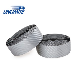 Unlimite เทปพันแฮนด์สไตล์คาร์บอนสำหรับจักรยานเสือหมอบและจักรยานฟิกเกียร์