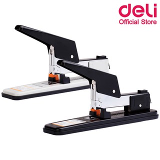 Deli 0392 Heavy Duty Stapler เครื่องเย็บกระดาษ 50 แผ่น (คละสี 1 ชิ้น) ที่เย็บกระดาษ เครื่องเย็บ แม็ค อุปกรณ์สำนักงาน