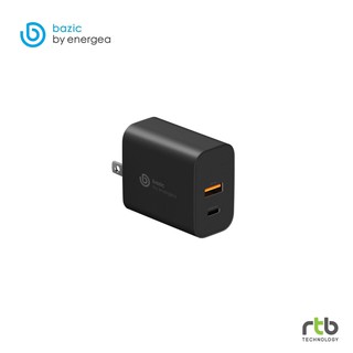 Bazic หัวปลั๊กชาร์จ Wall Charger (US) รุ่น GoPort PD30W PPS 2 USB - Black