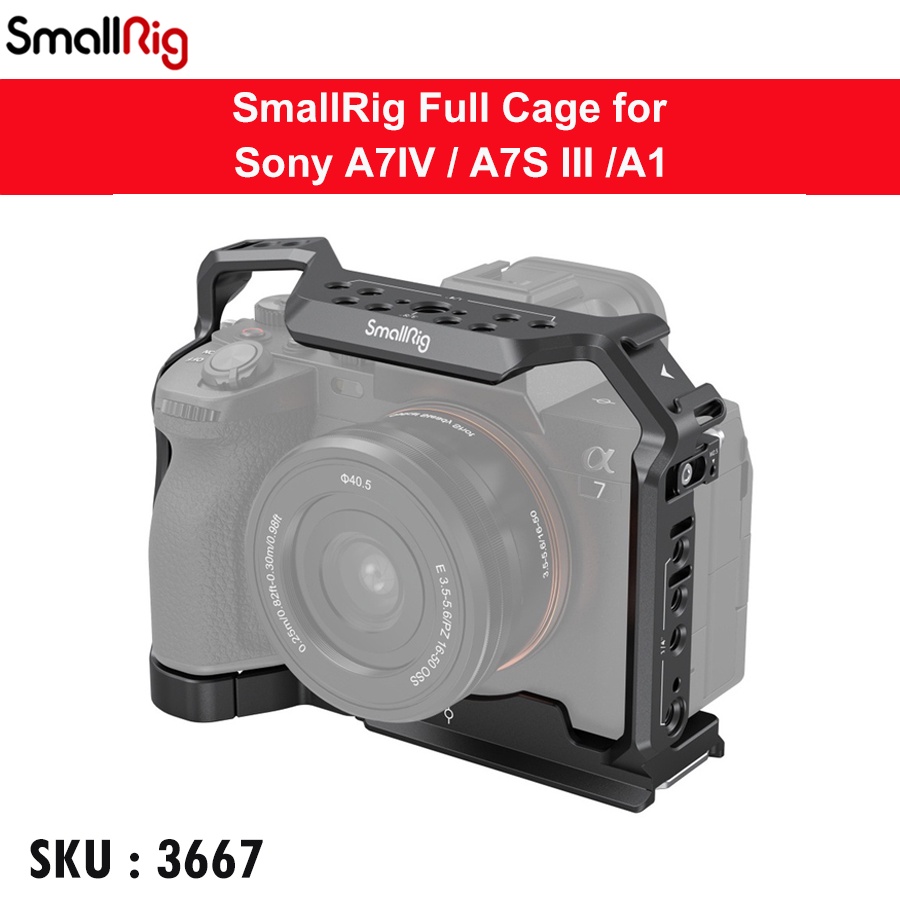 SmallRig 3667 Full Cage for Sony Alpha 7 IVAlpha 7 S IIIAlpha 1 พร้อม ...
