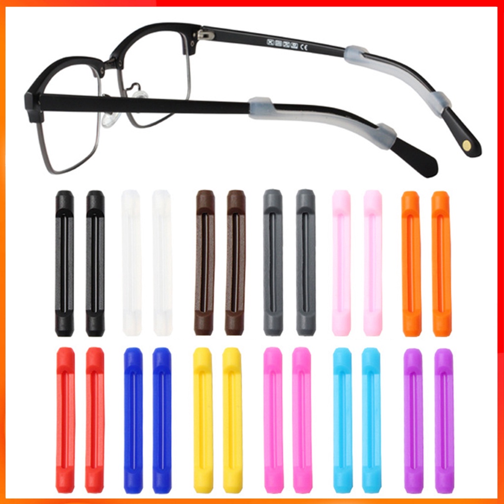 ปลอกซิลิโคนสวมขาแว่น เกี่ยวขาแว่น ซิลิโคนกันลื่นที่ยึดหู