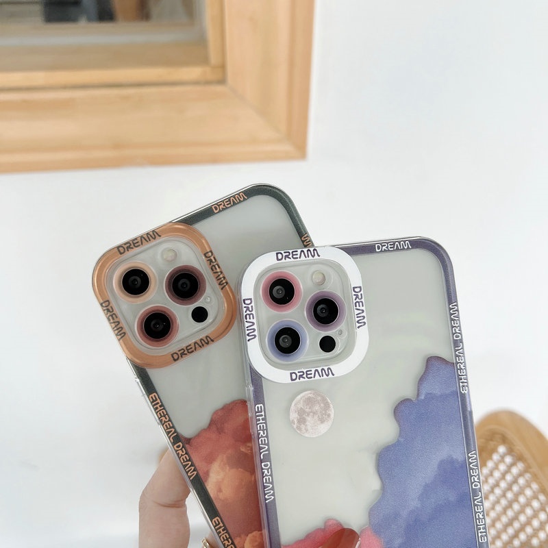 เคส Infinix Smart 8 7 6 Plus 5 Hot 40 Pro 40i 30 30i 20 20i 20S 12 12i 11 10 10S 9 8 Play Note 30 4G 5G VIP 12 G96 10 Pro Zero 20 TECNO SPARK 20 20C 10 Pro GO 2024 POVA 5 4 Pro Hot30 Hot30i Transparent Protect Camera Dusk Clouds Soft Case - รูปที่ 5