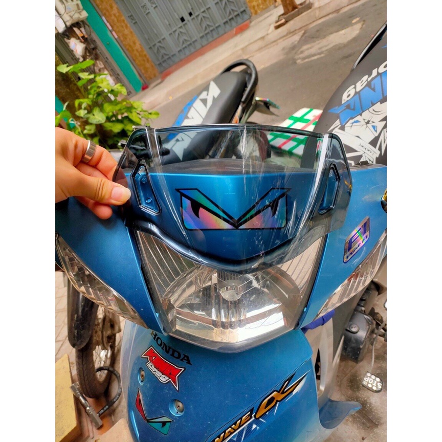 กระจกบังลม (มงกุฎโคมไฟหัว) Zhipat สําหรับ Wave A 110/100 50cc แท้