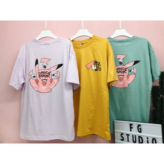 🍬🍭🌈SALE!!พร้อมส่ง _เสื้อยืดโอเวอร์ไซส์_ สไตร์เกาหลี_ลายสกรีนกริบเกร๋มาใหม่ค่ะ