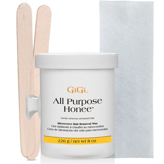 GiGi All Purpose Honey Wax / จีจี้ ออลเพอร์โพส ฮันนี่ เเว็กซ์ ใช้งานกับเครื่องไมโครเวฟ ใช้กำจัดขน