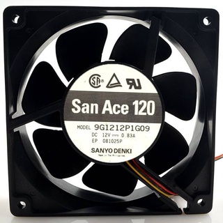 120mm Case Fan 9G1212P1G09 DC 12V 0.83A 120x120x38mm 4Wire 4Pin Axial Cooling Fan