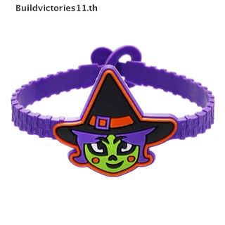Buildvictories11 กําไลข้อมือยางซิลิโคน ลาย The Nightmare Before Christmas สําหรับเล่นกีฬา