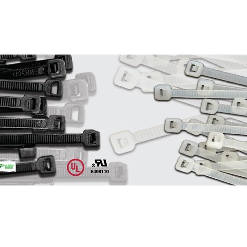 ์Nano เคเบิ้ลไทร์ ขาว/ดำ 6" 150mmx3.5mm SN-150-3 (100เส้น) Material : Nylon 66 Best Quality : UL E126791:ISO 9001 : 2008