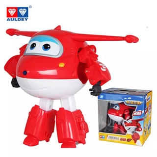 ขนาดใหญ่!!! 15 เซนติเมตร ABS Super Wings Deformation หุ่นยนต์ Action Figures ของเล่น Super Wing Transformation