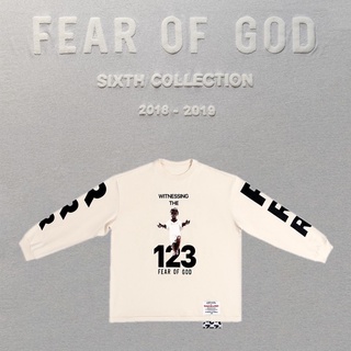 FOG FEAR OF GOD Essentials 123 Witnessing seven season chest patch Tshirt 022 เสื้อแขนกุด (ภาพถ่ายวีดีโอจากสินค้าจริง)