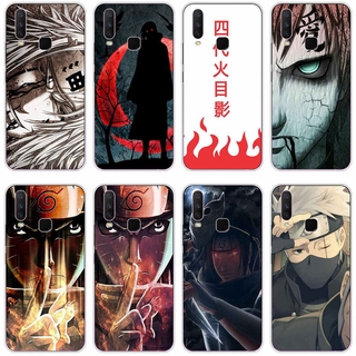 Vivo y20 y12 y15 2020 y83 y95 y11 2019 Case TPU Soft Silicon Protecitve Shell Phone casing Cover Naruto Uchiha Itachi Sasuke