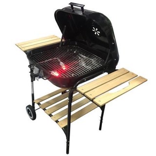 เตาบาร์บีคิวถ่าน เตาปิ้งย่าง BBQ 22T สีดำ