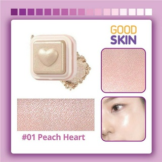 COLORGRAM Milk Bling Heartlighter 2.2g #01 Peach Heart